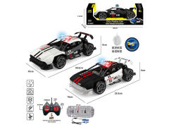 1:22 R/C Spray Police Car 4Way W/L_Charge(2C)