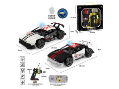 1:22 R/C Spray Police Car 4Ways W/L(2C)