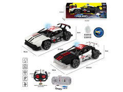 1:22 R/C Spray Police Car 4Way W/L_Charge(2C) toys