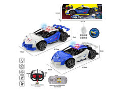 1:22 R/C Spray Police Car 4Ways W/L(2C) toys