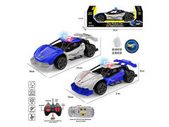 1:22 R/C Spray Police Car 4Ways W/L(2C) toys