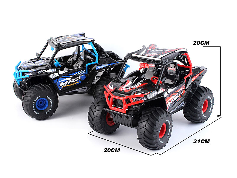 2.4G 1:10 R/C Cross-country Car 4Ways W/L_Charge toys