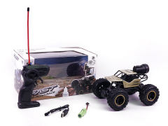 1:18 Die Cast Spray Cross-country Car 4Ways R/C W/Charge(4C) toys