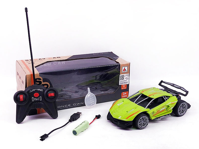 1:18 R/C Spray Racing Car 5Ways W/Charge(2C) toys