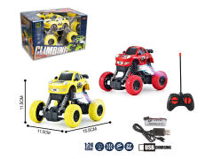 1:24 R/C Climbing Car 4Ways W/L_Charge(2C) toys