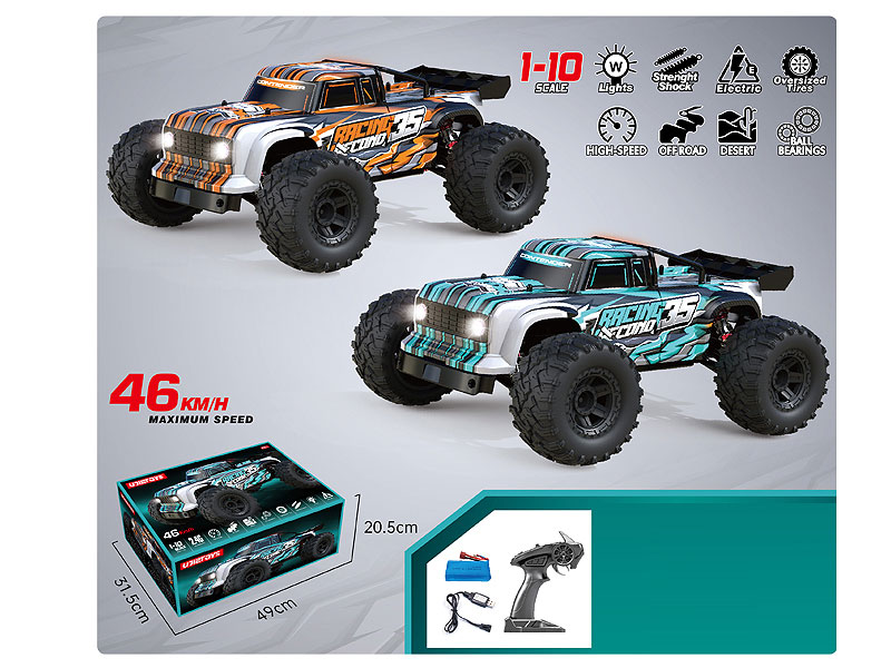 2.4G 1:10 R/C 4WD Car W/Charge(2C) toys