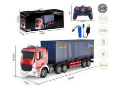 2.4G 1:24 R/C Container Truck 6Ways W/L_M_Charge
