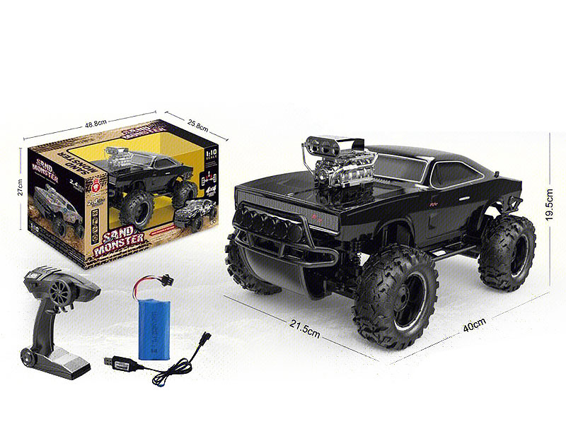 1:10 R/C 4WD Car W/Charger toys