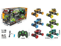 2.4G 1:18 R/C Stunt Car 7Ways W/Charge(6S) toys