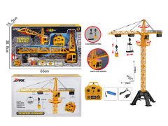 2.4G R/C Die-cast Construction Truck 9Ways W/L_M_Charge toys