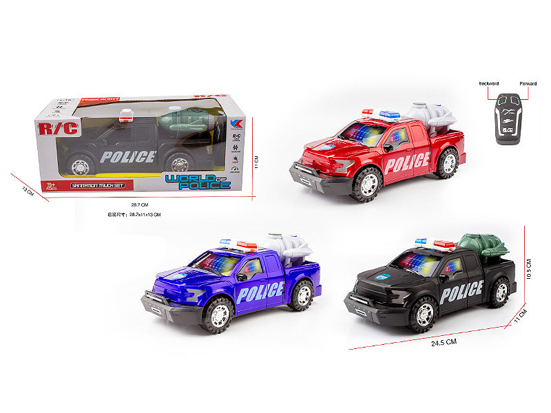 1:16 R/C Police Car 2Ways W/L(3C) toys