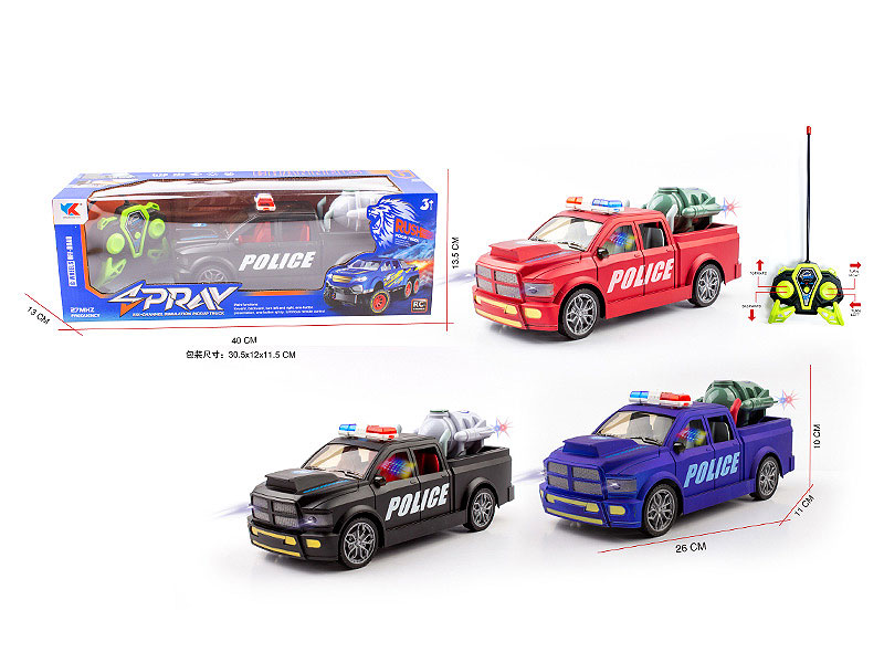 1:16 R/C Police Car 4Ways W/L(3C) toys