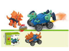 2.4G R/C Spray Diy Dinosaur W/L_Charge toys