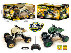 1:22 R/C 2Wd Military Car 4Ways W/L_Charge toys
