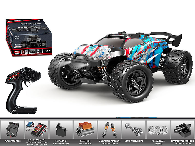 2.4G 1:18 R/C Car W/Charge toys