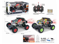 1:16 R/C Spray Climbing Car 6Ways W/L_Charge(2C) toys