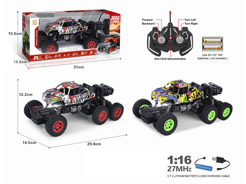 1:16 R/C Climbing Car 5Ways W/L_Charge(2C) toys