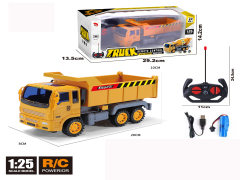 1:25 R/C Construction Truck 4Ways W/Charge toys