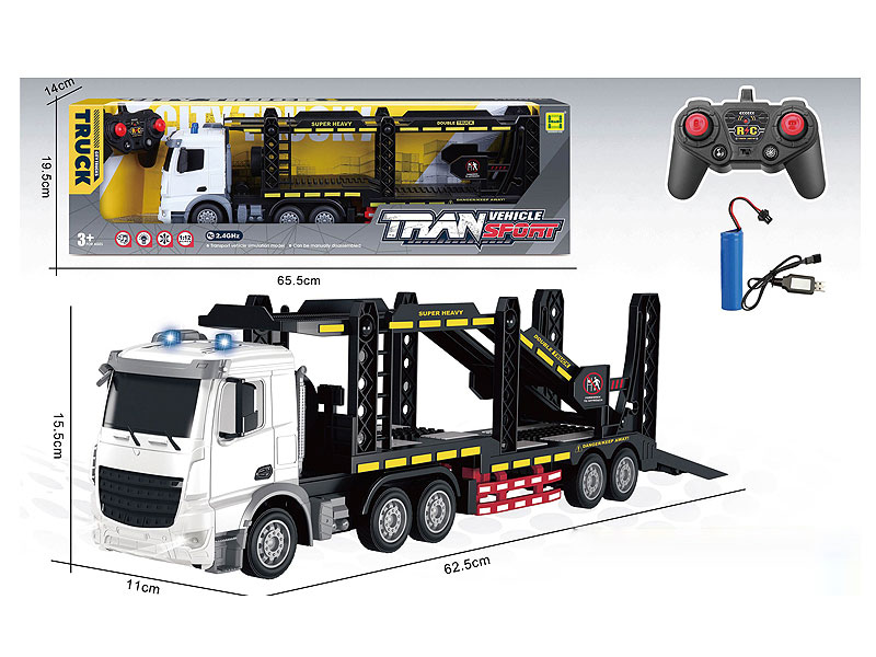 2.4G 1:24 R/C Tow Truck 6Ways W/L_M_Charge toys