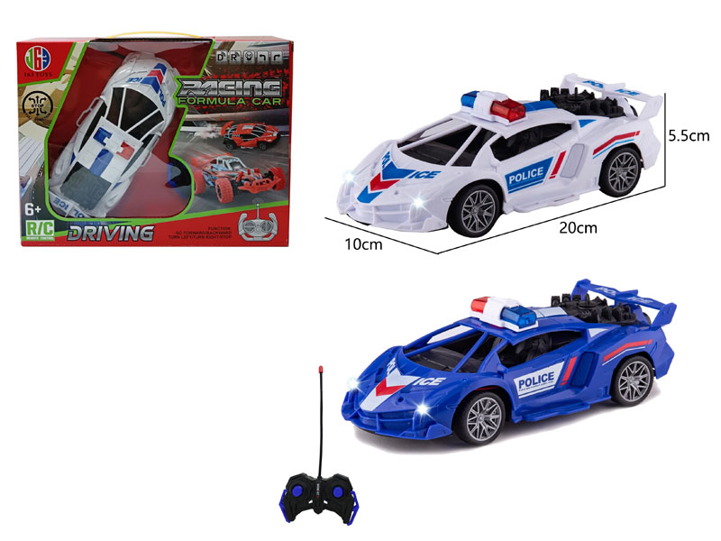 1:20 R/C Police Car 4Ways(2C) toys