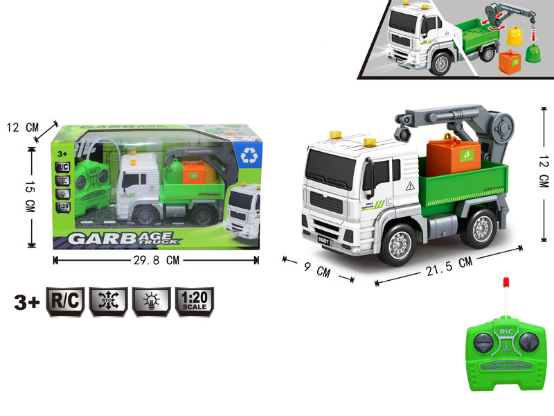 R/C Sanitation Car 4Ways W/L toys