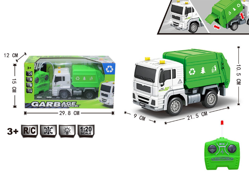 R/C Sanitation Car 4Ways W/L toys