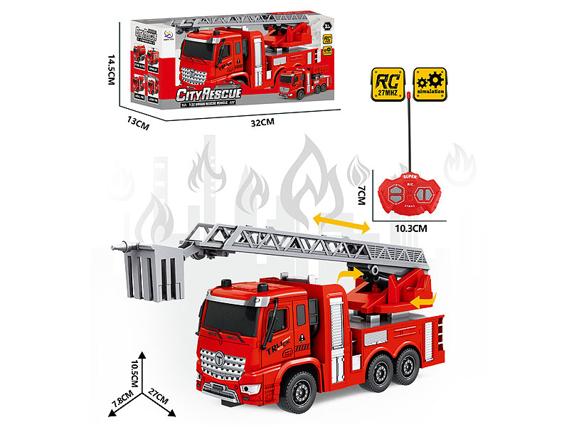 1:30 R/C Fire Engine 4Ways toys