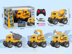 R/C Construction Truck 4Ways W/L_Charge(4S) toys