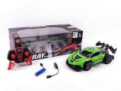 2.4G R/C Spray Racing Car 5Ways W/L_Charge(3C) toys