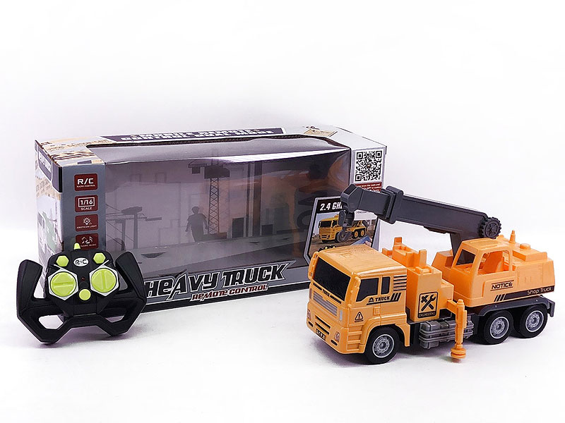 2.4G R/C Construction Truck 4Ways W/L toys