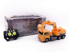 2.4G R/C Construction Truck 4Ways W/L toys