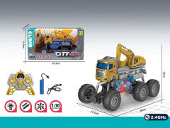 2.4G 1:16 R/C Construction Truck 5Ways W/L_Charge