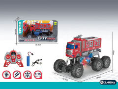 2.4G 1:16 R/C Fire Engine 5Ways W/L_Charge toys