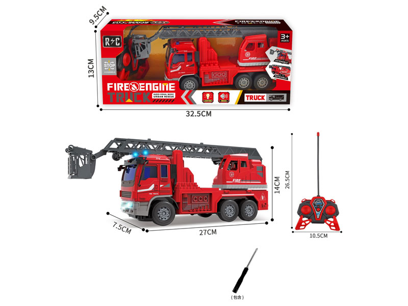 R/C Fire Engine 5Ways W/L_M toys