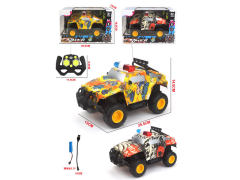 R/C Police Car 4Ways W/Charger toys