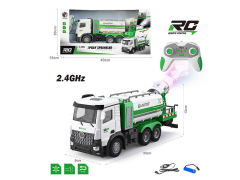 2.4G R/C Spray Watering Car W/L_Charge toys