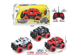 R/C Climbing Police Car 4Ways W/L_Charge(3C) toys