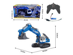 1:18 Die Cast Construction Truck 11Ways R/C W/L_Charge