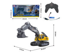 1:18十一通半合金遥控挖掘机带灯光（包电）