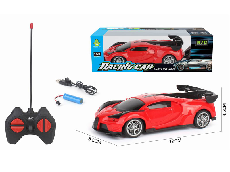 1:24 R/C Car 4Ways W/Charge toys