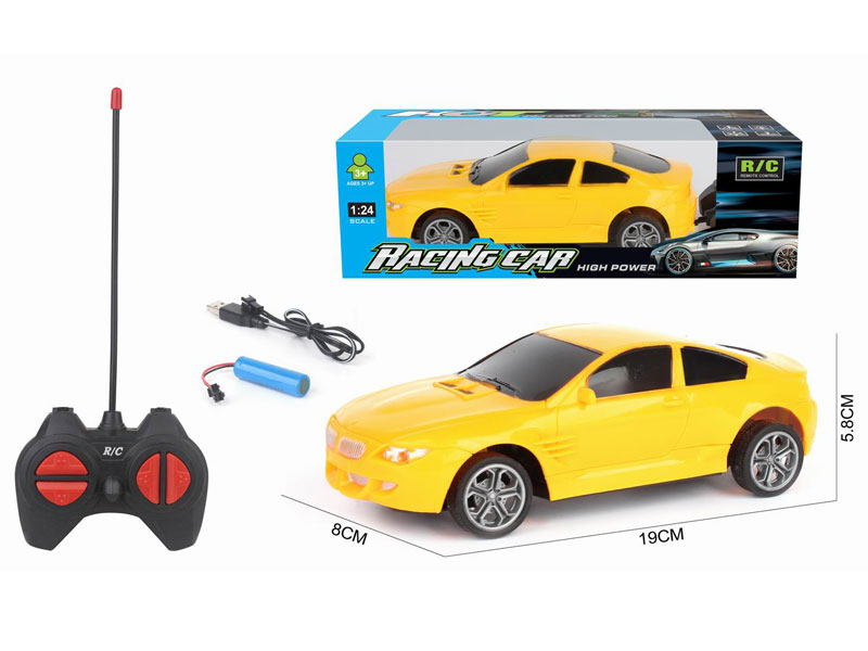 1:24 R/C Car 4Ways W/Charge toys