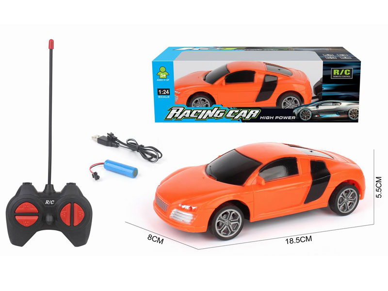 1:24 R/C Car 4Ways W/Charge toys