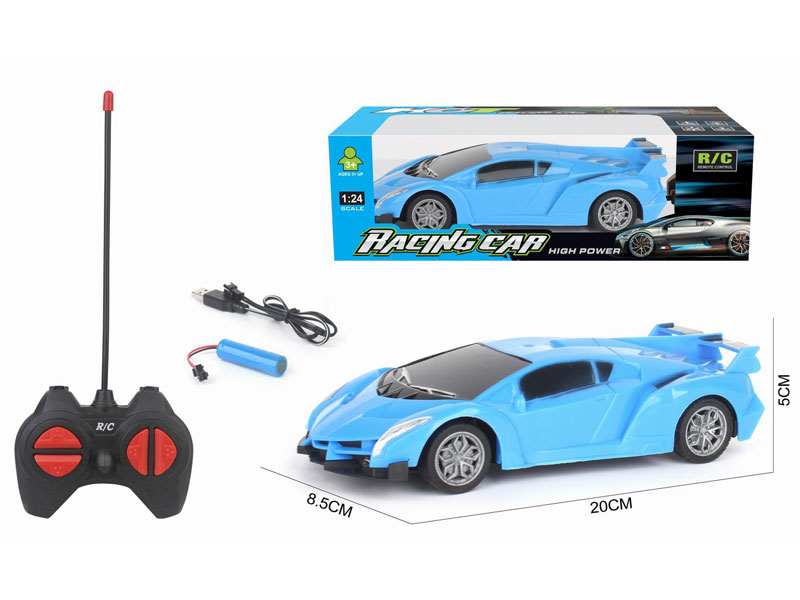 1:24 R/C Car 4Ways W/Charge toys