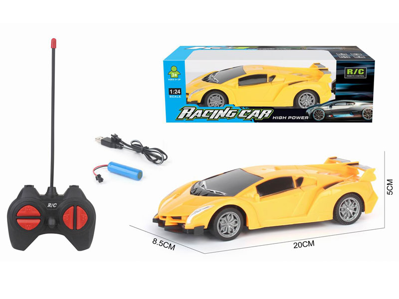 1:24 R/C Car 4Ways W/Charge toys