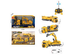 R/C Construction Truck 4Ways W/L_Charge(3S) toys