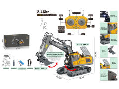 2.4G Die Cast Construction Truck 11Ways R/C W/L_M_Charge toys