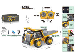 2.4G Die Cast Construction Truck 9Ways R/C W/L_M_Charge