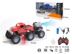 1:20 R/C Spray Cross-country Car 4Ways W/L_Charge toys