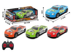 1:24 Die Cast Car 4Ways R/C W/L(4C) toys