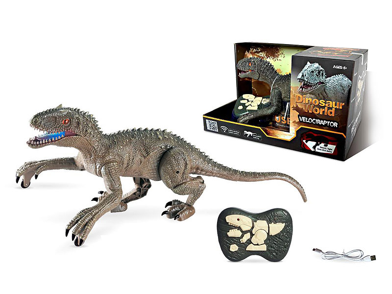 2.4G R/C Velociraptor 4Ways W/L_S_Charge toys